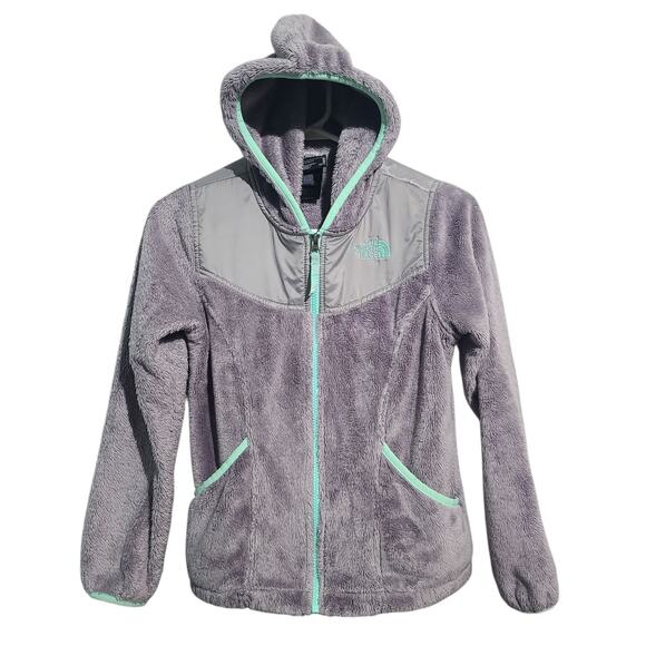 The North Face Girls' Black OSO Fleece Hoodie Jacket Size M - Picture 1 of 9